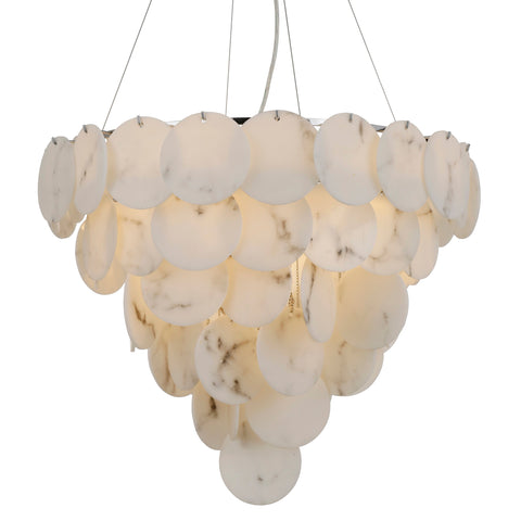 Solstice White Chandelier