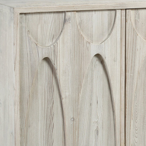 Montes Whitewash Finish Sideboard
