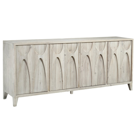Montes Whitewash Finish Sideboard