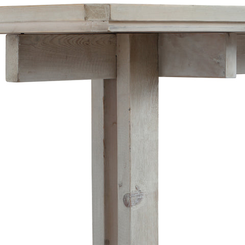 Cara Light Grey Wash Sealed Finish Dining Table