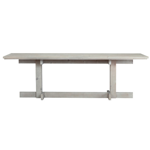 Cara Light Grey Wash Sealed Finish Dining Table
