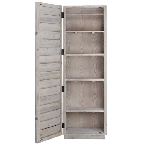 Lawton Light Grey Wash Sealed Finish Cabinet