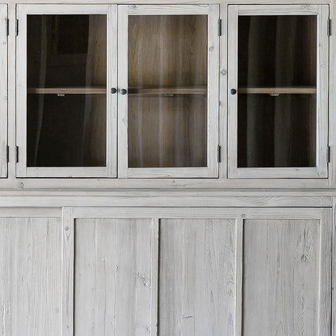 Haley Light Grey Wash Sealed Finish Cabinet