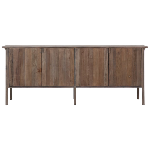 Torre Medium Brown Natural Wood Sealed Finish Sideboard