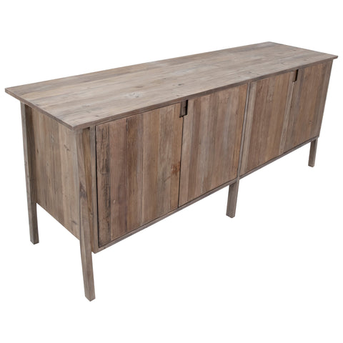 Torre Medium Brown Natural Wood Sealed Finish Sideboard