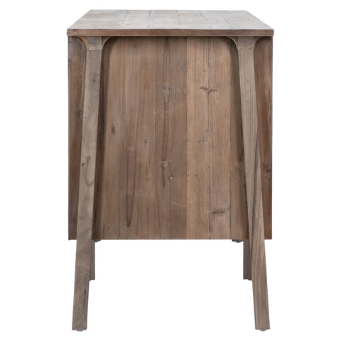 Torre Medium Brown Natural Wood Sealed Finish Sideboard