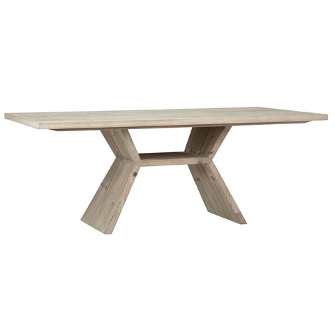 Berlin Light Warm Wash Sealed Finish Dining Table