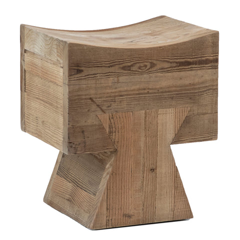 Monterey Natural Wood Sealed Finish Stool