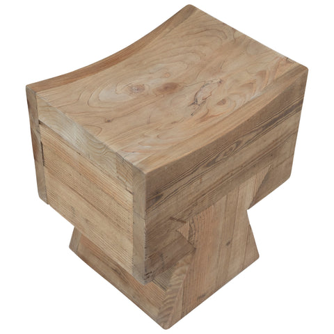 Monterey Natural Wood Sealed Finish Stool
