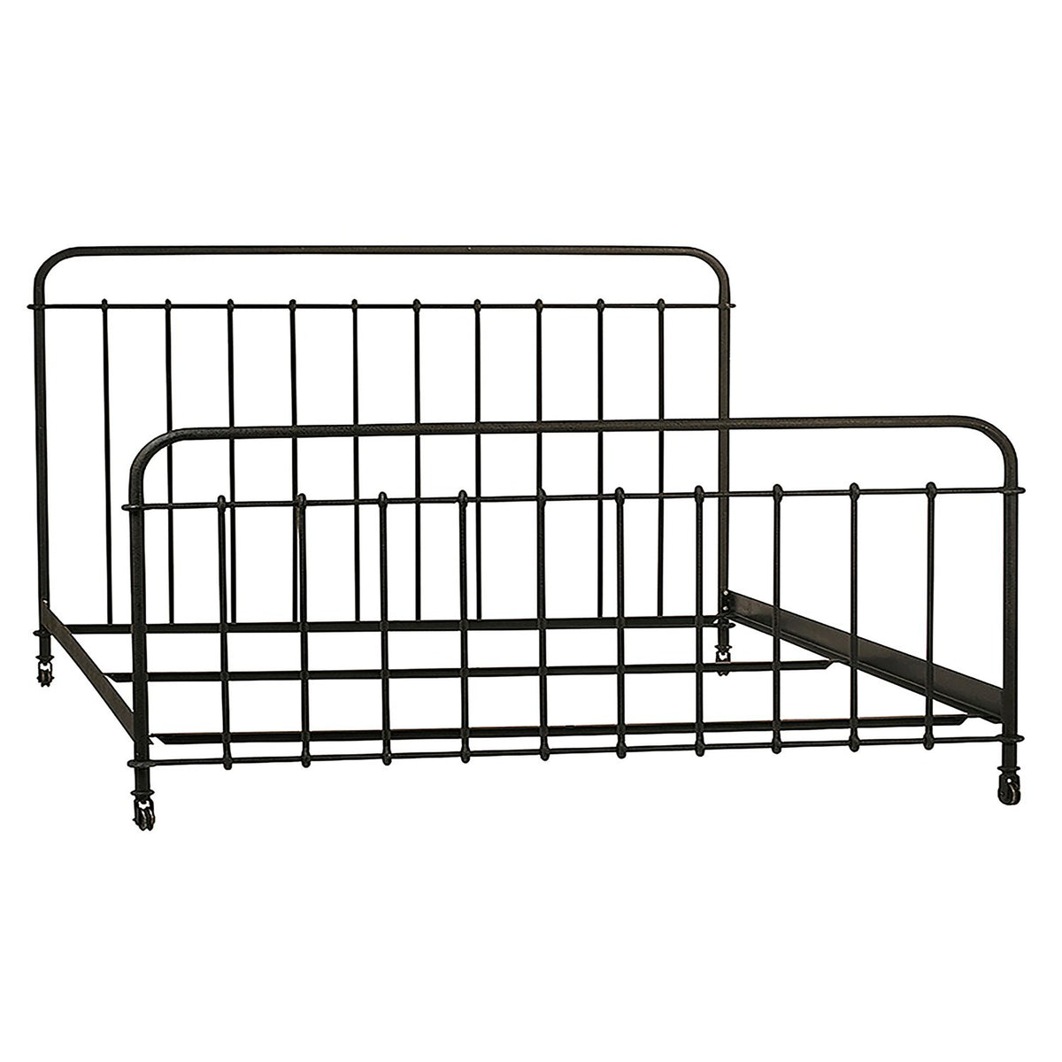 Baldwin Distressed Antique Metal Finish Bed