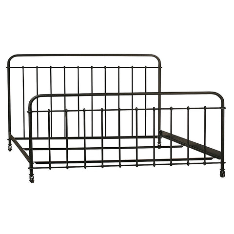 Baldwin Distressed Antique Metal Finish Bed