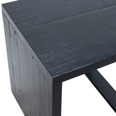 Mika Black and Powder Coated Iron Finish Side Table