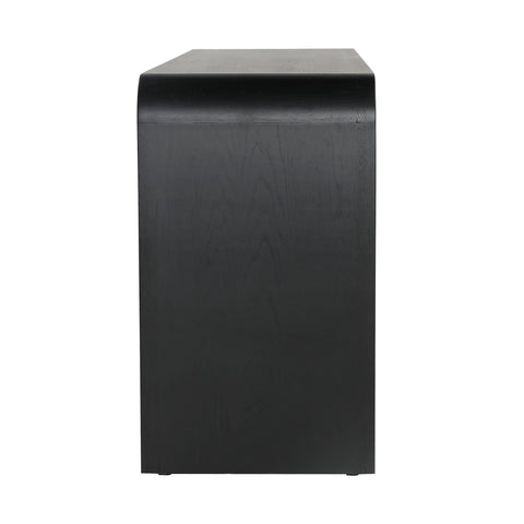 Brennan Black and Natural Burl Sideboard