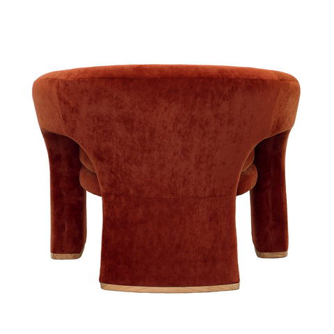 Griselda Burgundy Occasional Chair