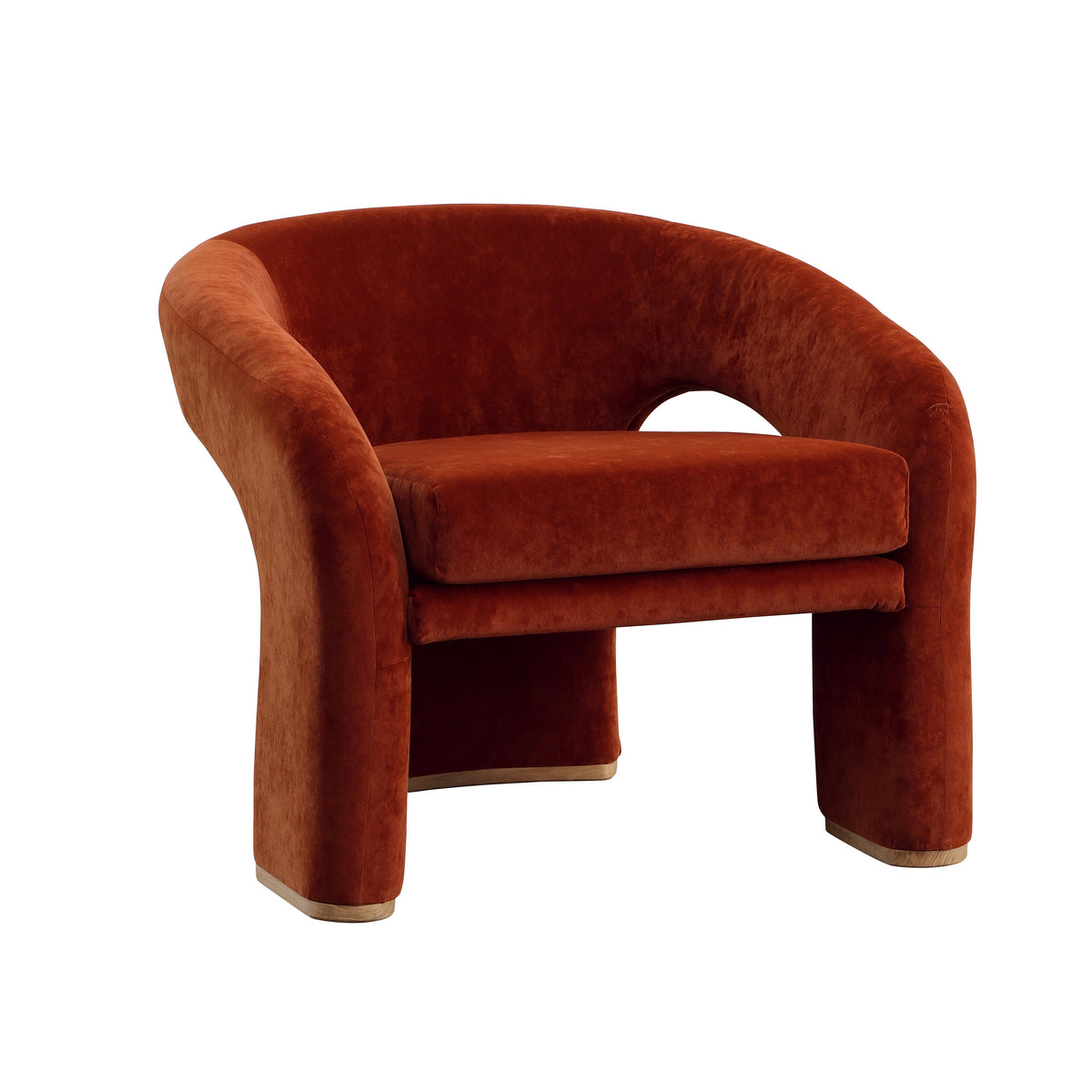 Griselda Burgundy Occasional Chair