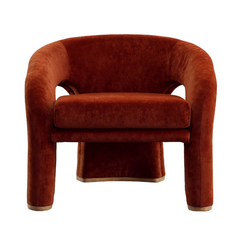 Griselda Burgundy Occasional Chair