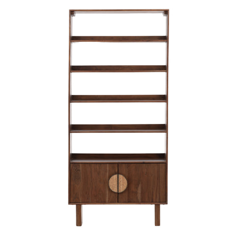 Silvie Medium Brown Bookcase