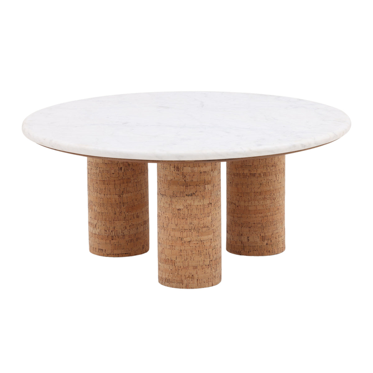Sonja White and Natural Coffee Table