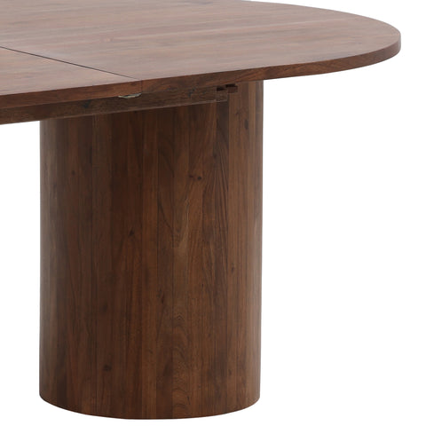 Wilmer Brown Extendable Dining Table