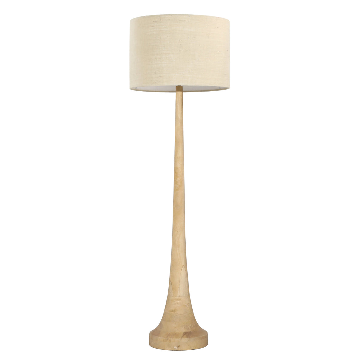 Charlene Natural and Beige Shade Floor Lamp