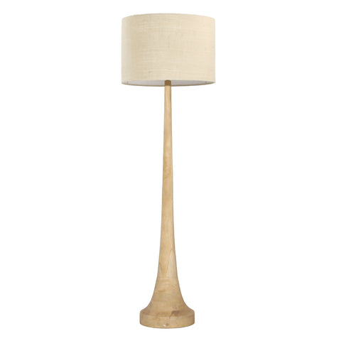 Charlene Natural and Beige Shade Floor Lamp