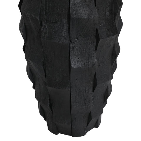 Reeves Black and Natural Shade Table Lamp