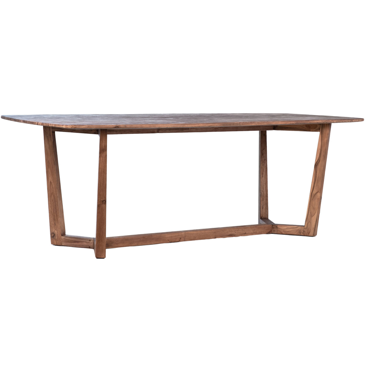 Caesar Natural Wood Sealed Finish Dining Table
