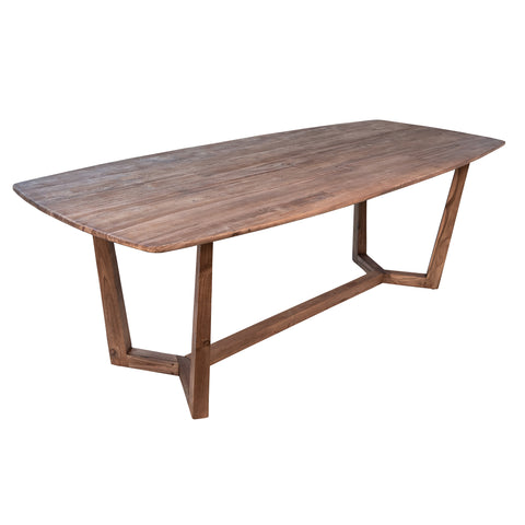 Caesar Natural Wood Sealed Finish Dining Table