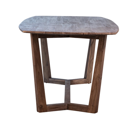 Caesar Natural Wood Sealed Finish Dining Table