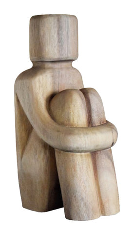 Wood Natural Finish Sculpture