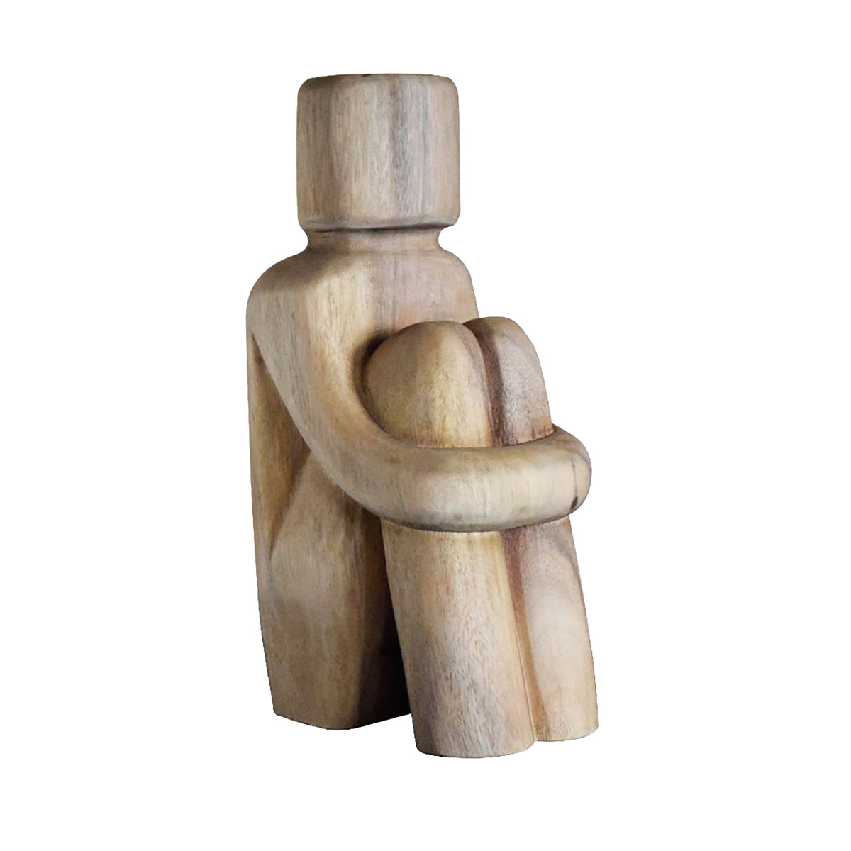 Wood Natural Finish Sculpture