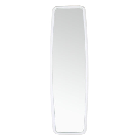 Irene White Stain Finish Floor Mirror