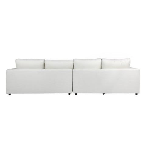 Maxine Ivory Chaise Sectional