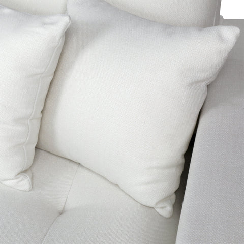 Maxine Ivory Chaise Sectional