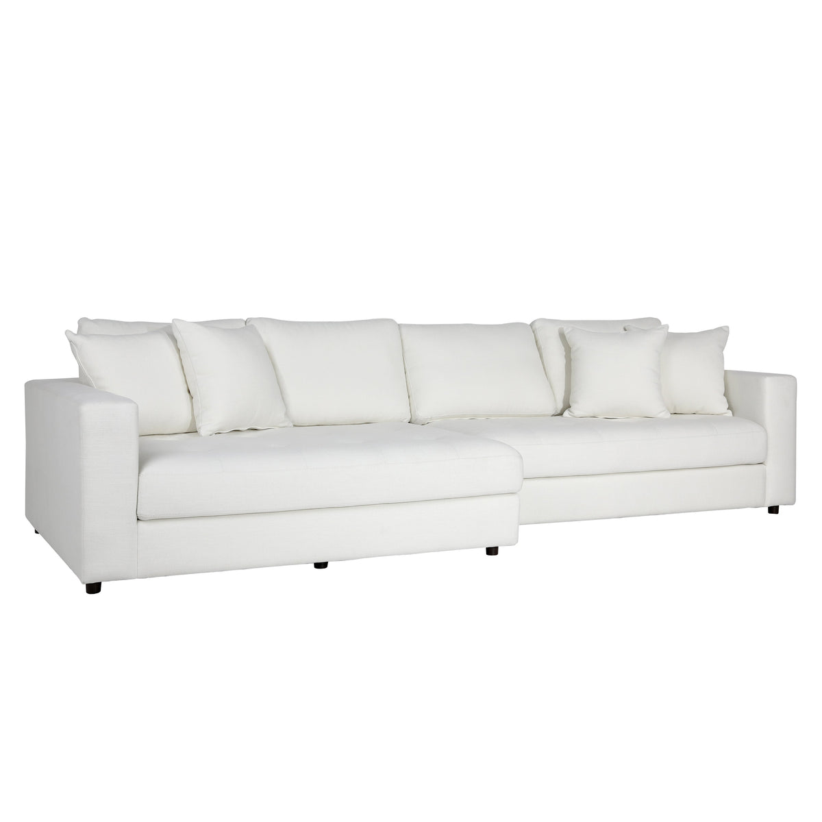 Maxine Ivory Chaise Sectional