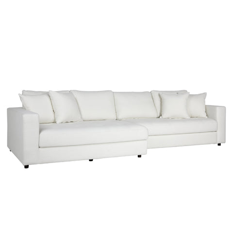 Maxine Ivory Chaise Sectional