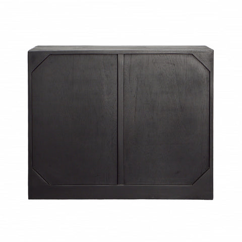 Marika Black Finish Sideboard