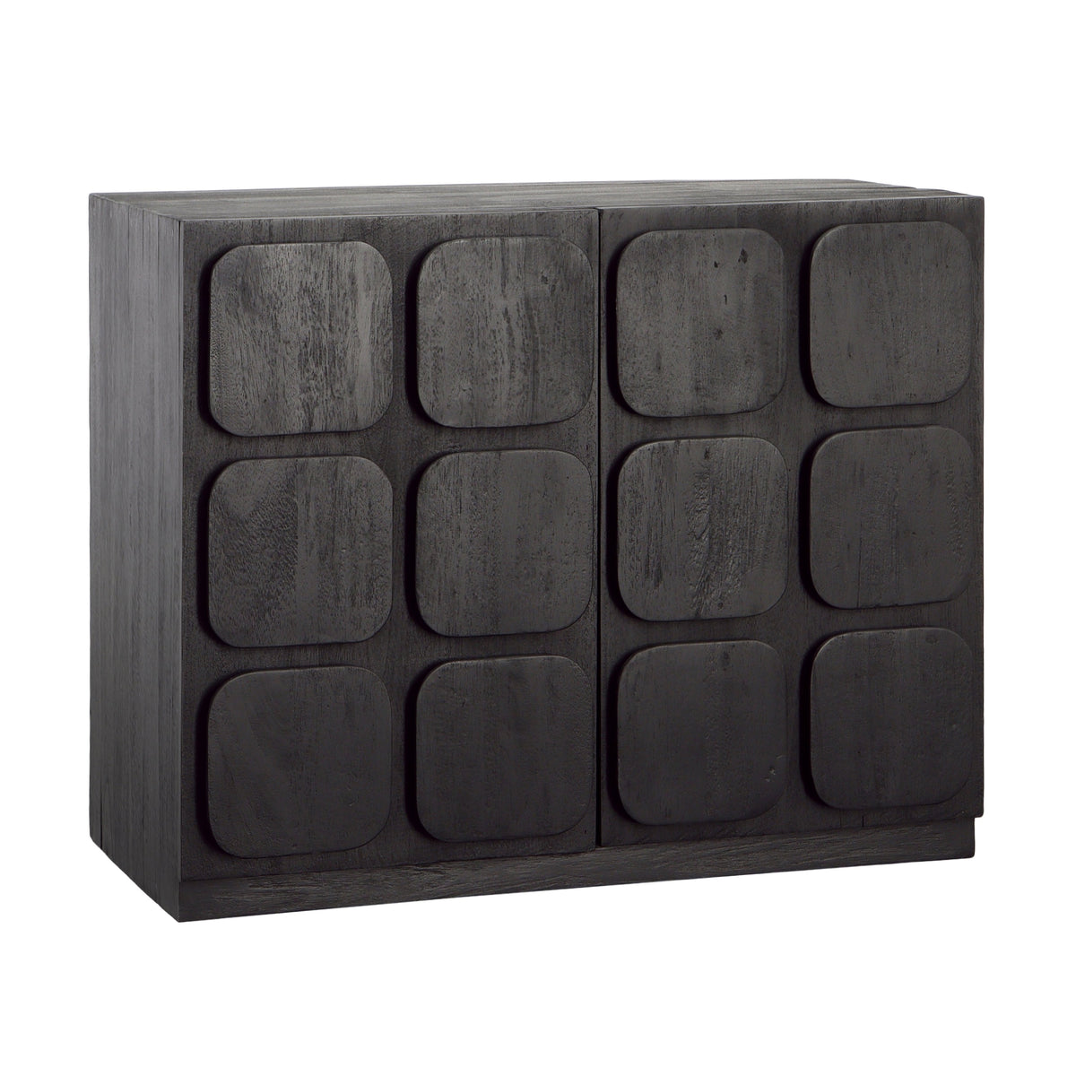 Marika Black Finish Sideboard