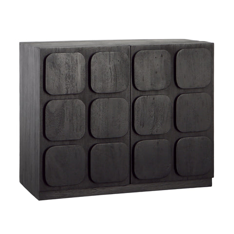 Marika Black Finish Sideboard