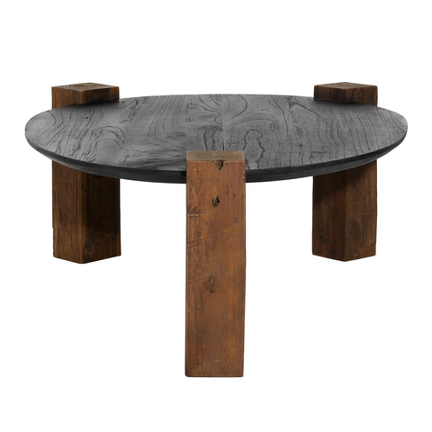 Mueller Antique Black and Brown Coffee Table