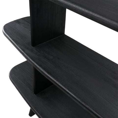 Rolland Black Bookcase