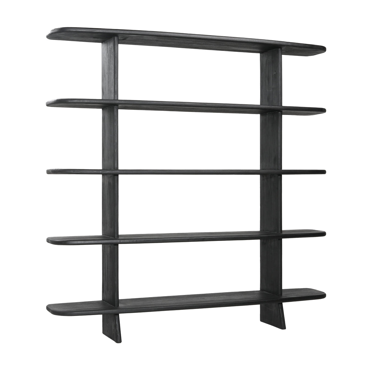 Rolland Black Bookcase