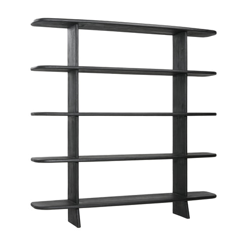 Rolland Black Bookcase