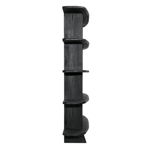 Rolland Black Bookcase