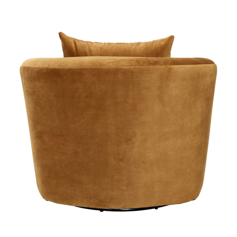 Browne Camel Swivel Chair