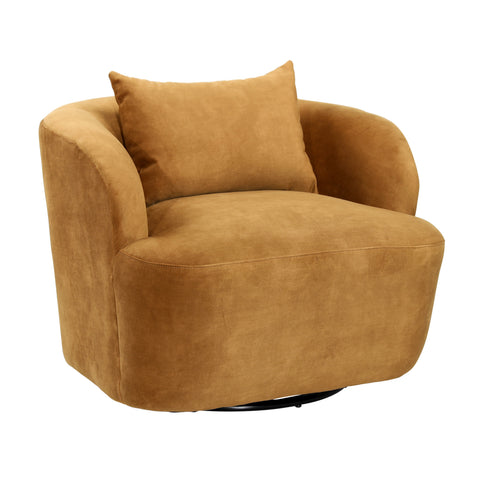 Browne Camel Swivel Chair