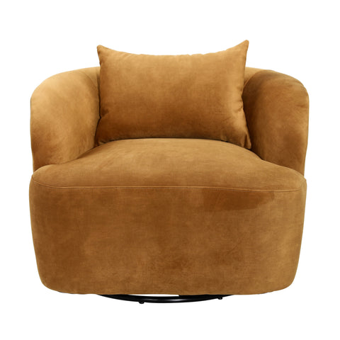 Browne Camel Swivel Chair