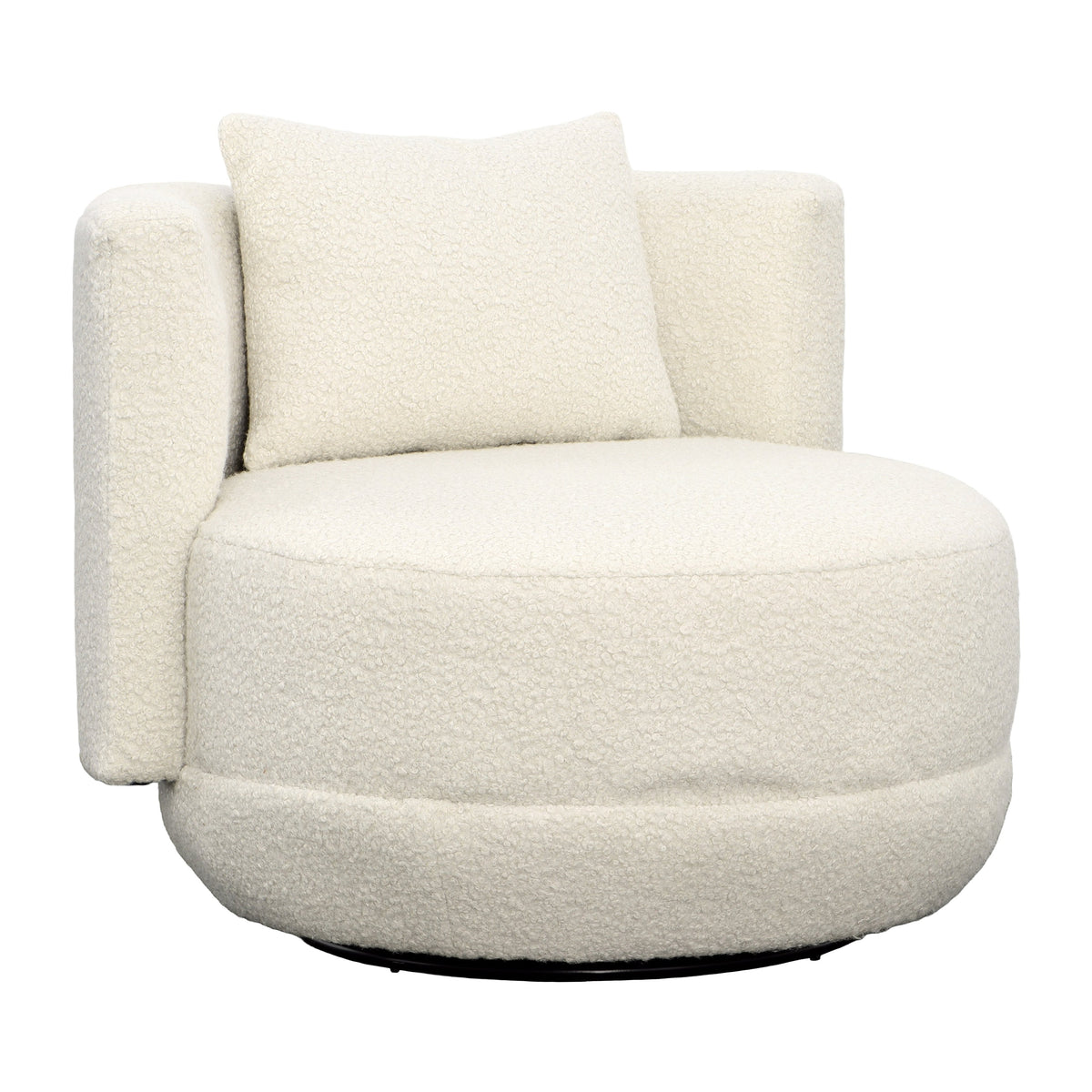 Deleon Ivory Swivel Chair