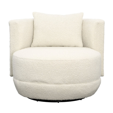 Deleon Ivory Swivel Chair