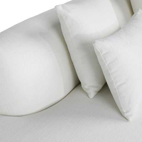 Hart White Bumper Sectional